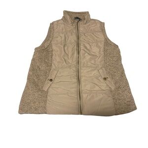 NORTHCREST Vest Women Small Brown Lightweight Pockets‎ Zipper Outdoors Casual